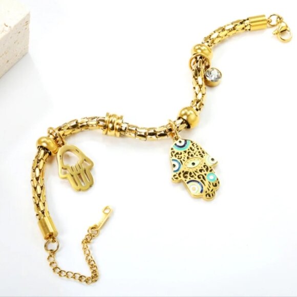 size mixed color palms + 1 round white diamond - Picture 3 of 4